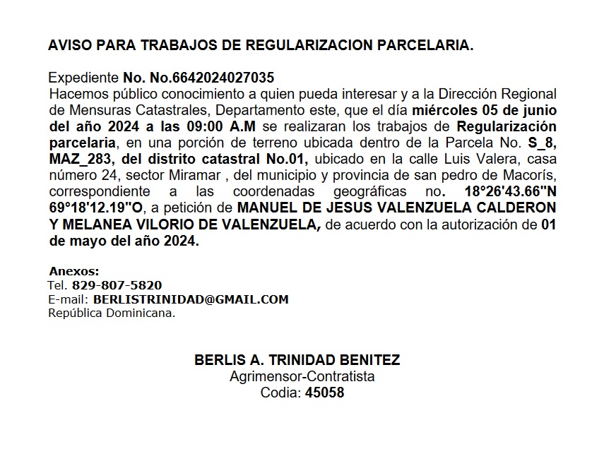 parcelaria