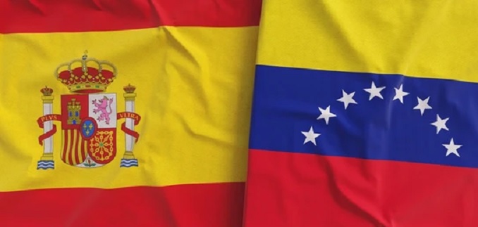 Banderas-de-Espana-y-Venezuela