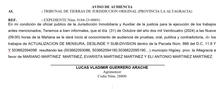 audiencia lucas