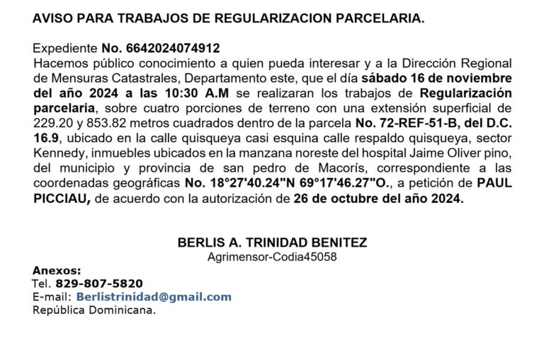aviso berlis