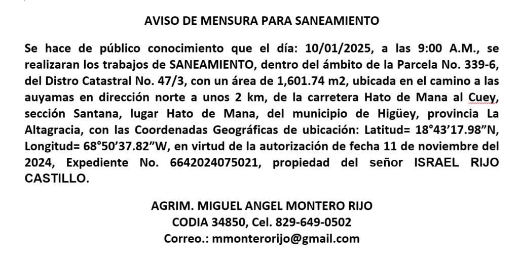 mensura miguel israel