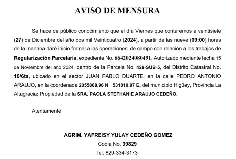 mensura yulay paola