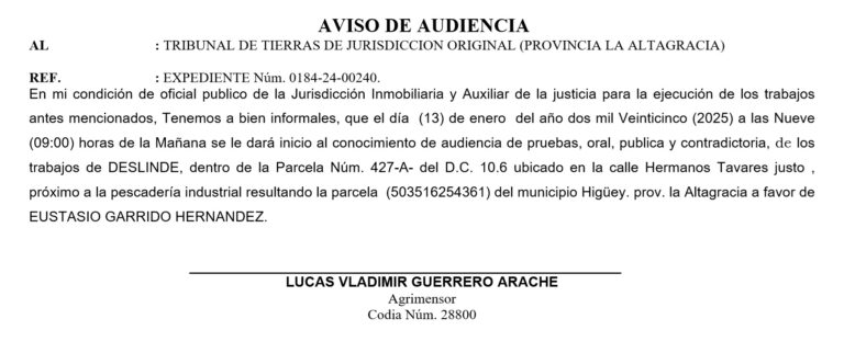 Audiencia eustacio