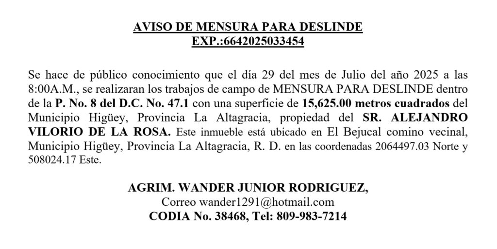 aviso wander 16jul 02