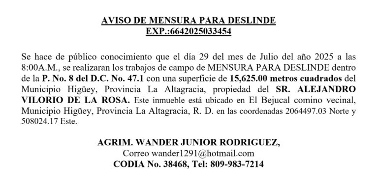 aviso wander 16jul 02