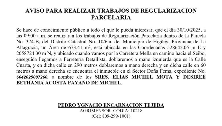 aviso 14 oct