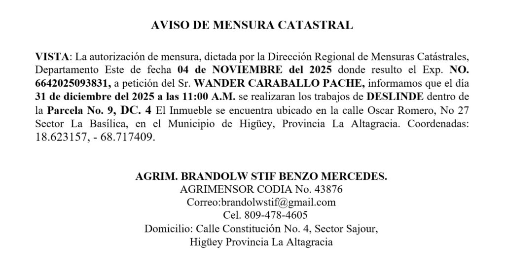 mensura brandolw 23dic