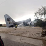 Un avión militar de carga se accidenta en la segunda ciudad más poblada de Bolivia