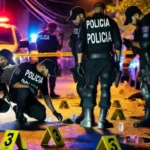 Policia-dominicano-en-una-escena-de-un-crimen