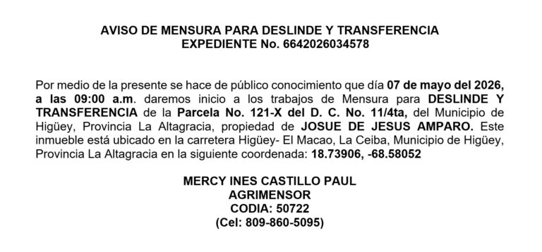 aviso mercy-josue 24 abr