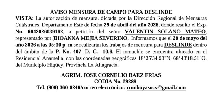 Aviso cornelio-valentin 14may