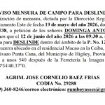 aviso cornelio-dominga 25may