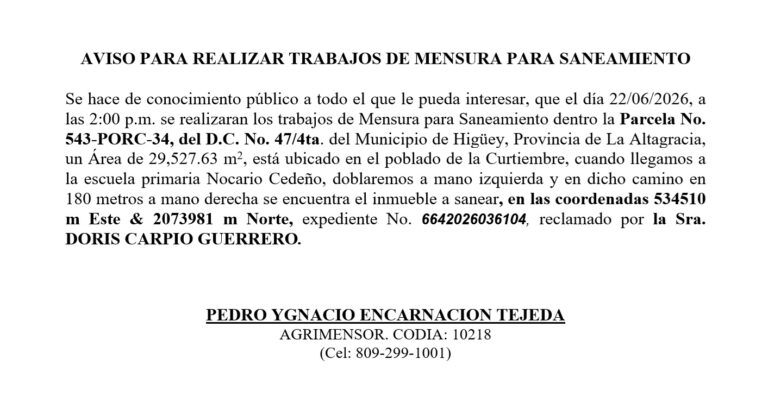 aviso pedro-doris 1may