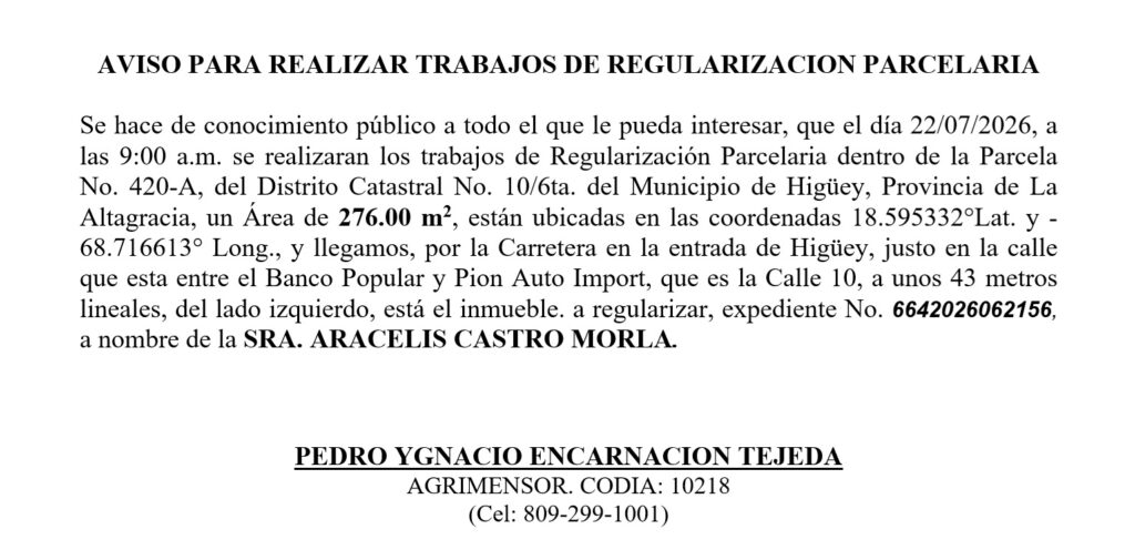 Aviso pedro-aracelis 06jul
