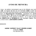 aviso yafreisy-juan 10ago