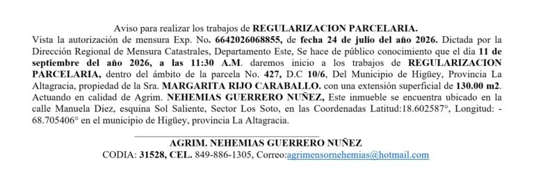 Aviso nehemias-margarita 31ago2