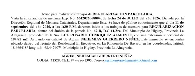 Aviso nehemias-margarita 31ago7
