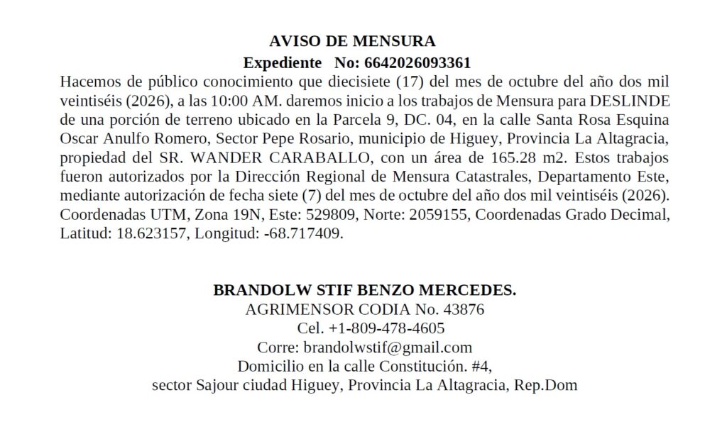 Aviso brandolw-wander 16oct