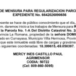 aviso mercy-dominga 13oct